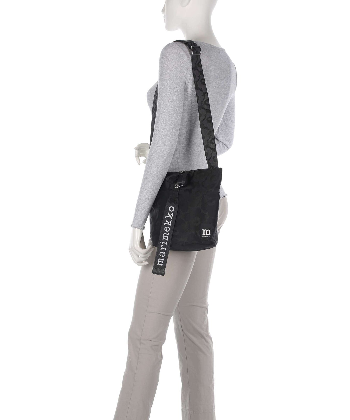 Marimekko Unikko Carry All Crossbody bag black