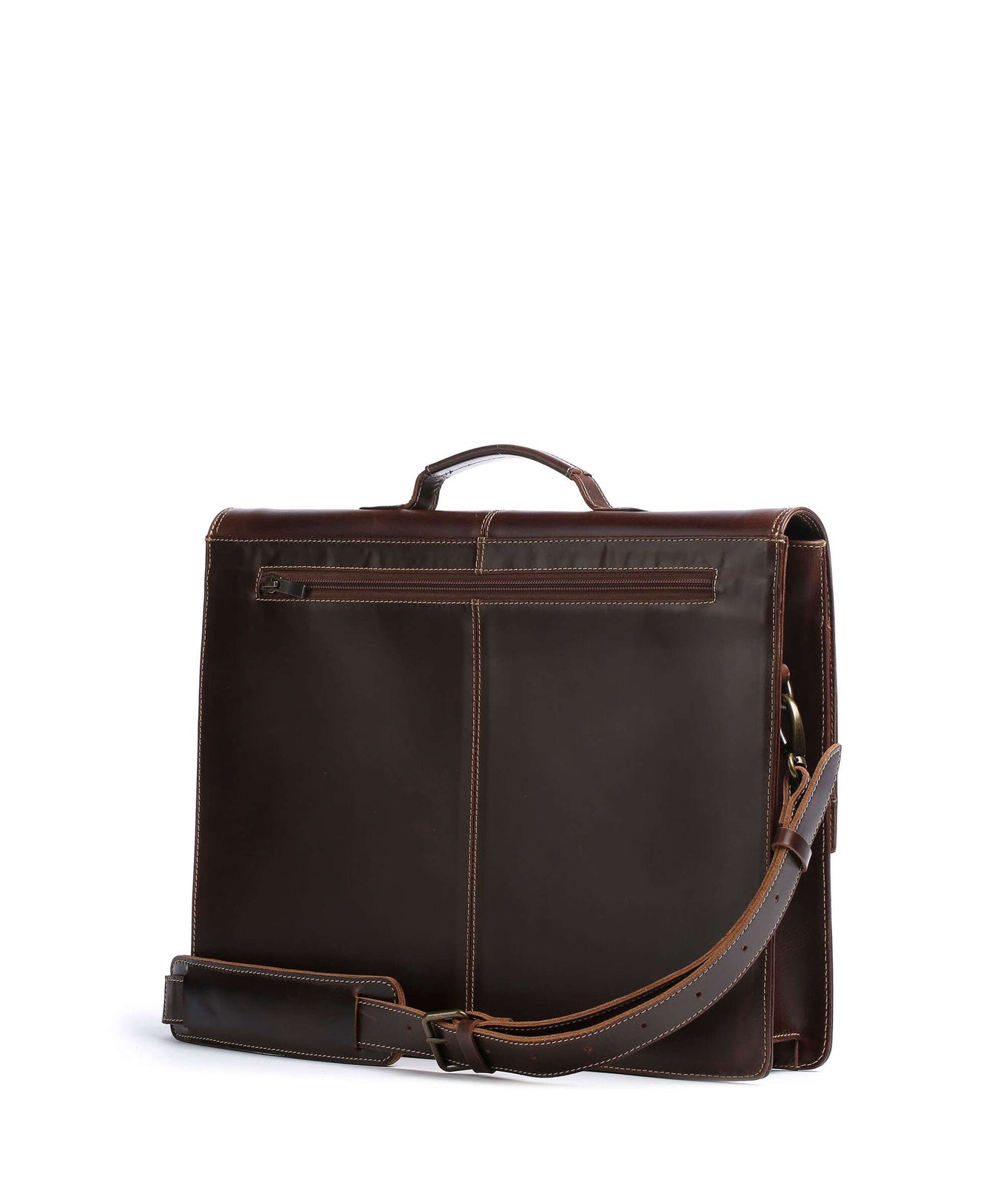 Buckle & Seam Sierra Briefcase brown