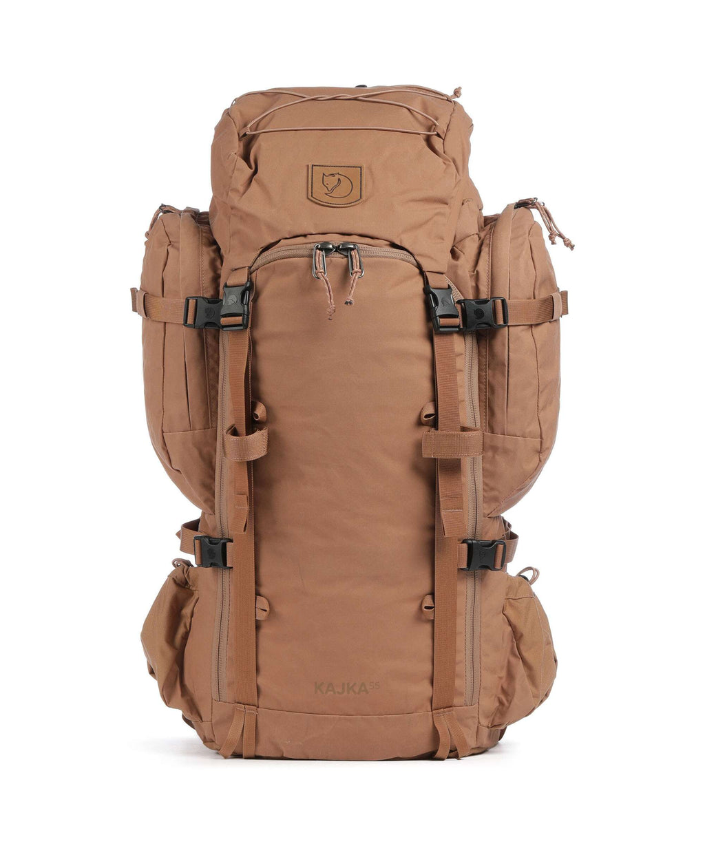 Fjällräven Kajka 55 M/L Trekking backpack khaki dust