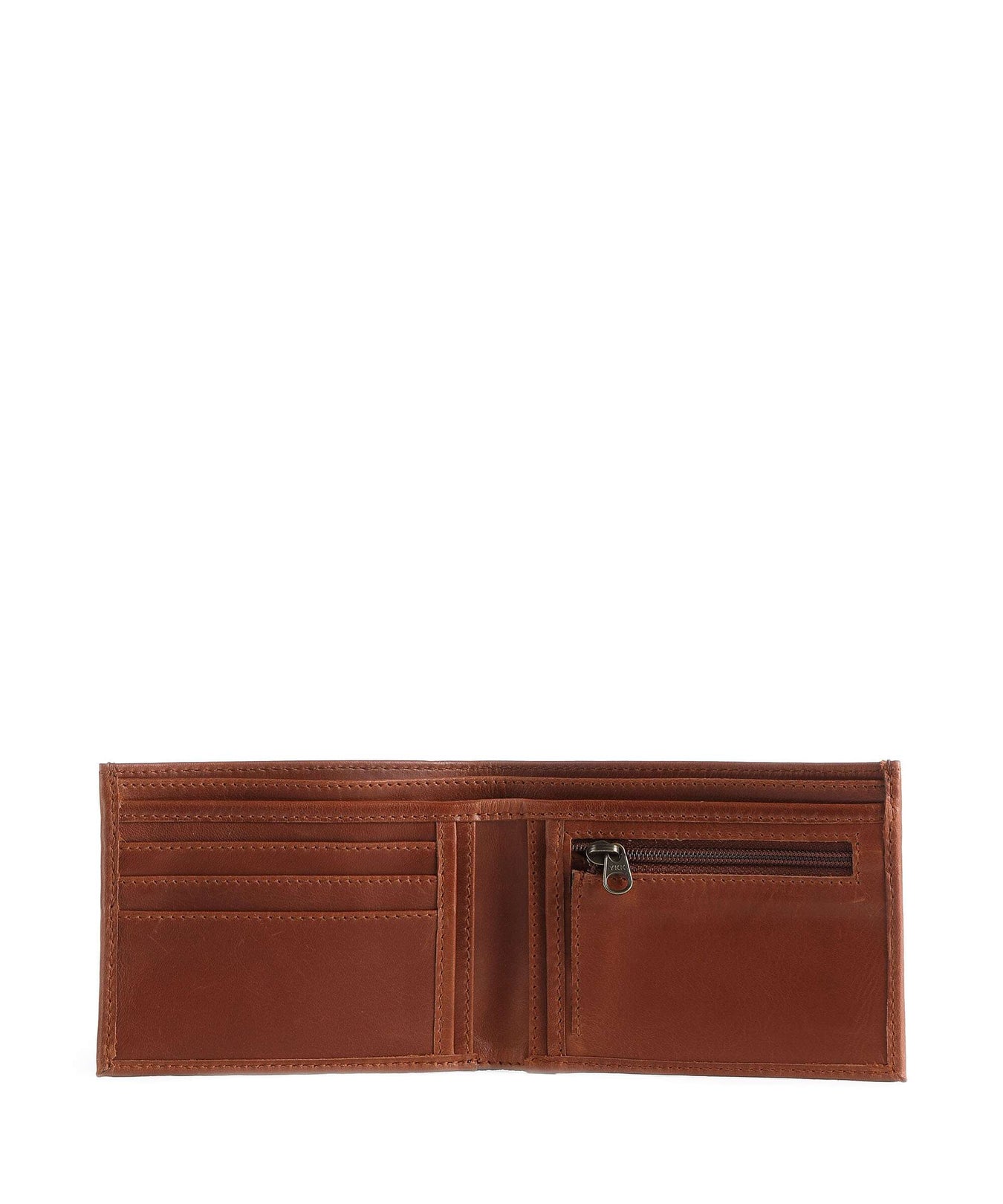 Buckle & Seam Bill Wallet cognac