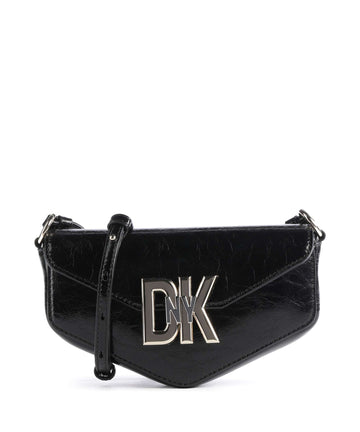 DKNY Milano Downtown Umhängetasche black/gold