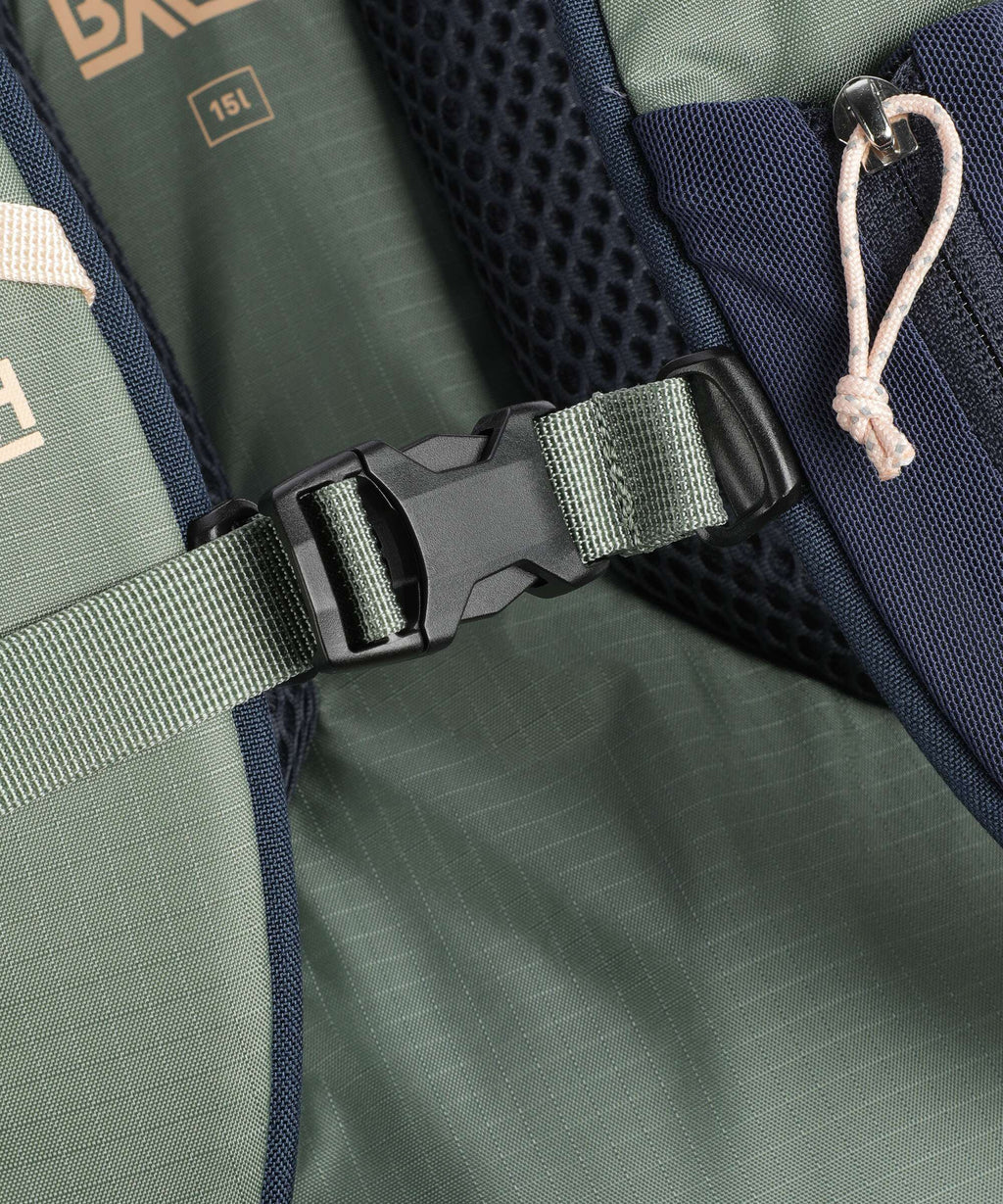Bach Molecule 15 Hiking backpack sage green/midnight blue
