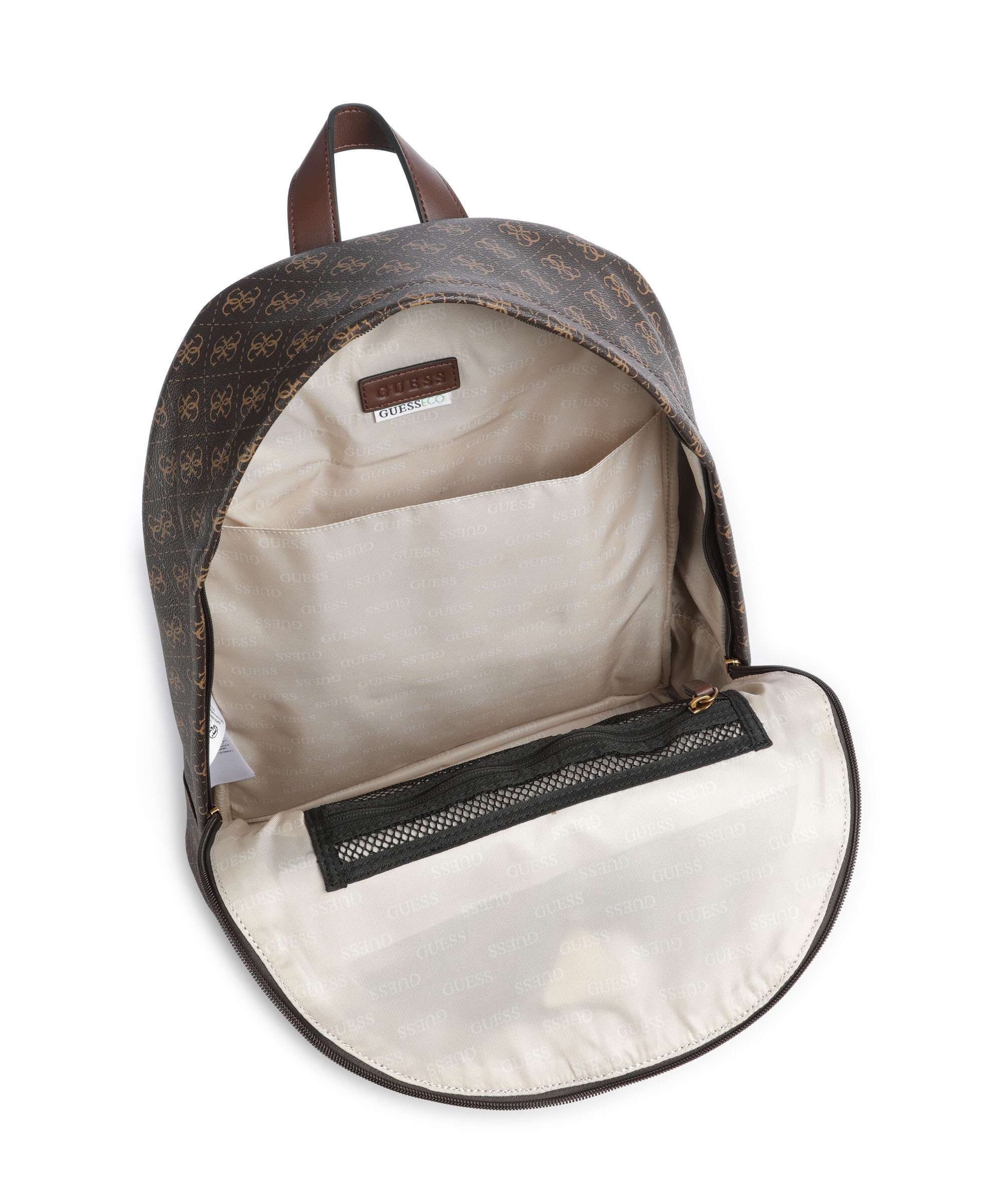 Guess Milano Backpack brown/ochre/burgundy