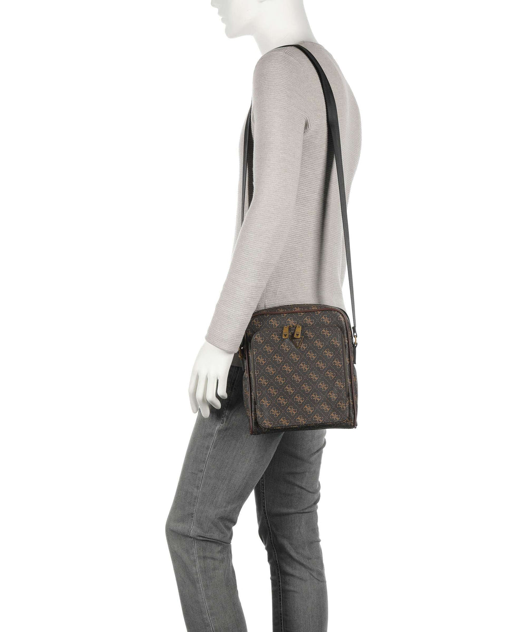 Guess Milano Eco Crossbody bag brown/ochre