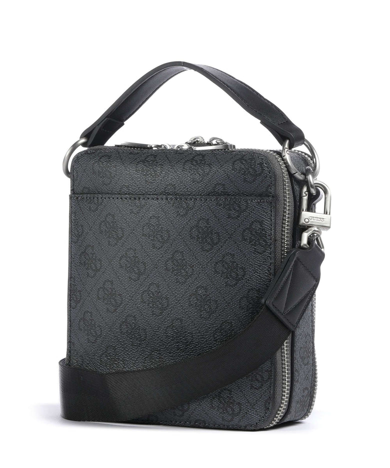 Guess Torino 4G Eco Crossbody bag black