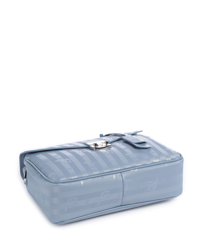 Maison Mollerus Vinerus Marly Handbag metallic silber/sky