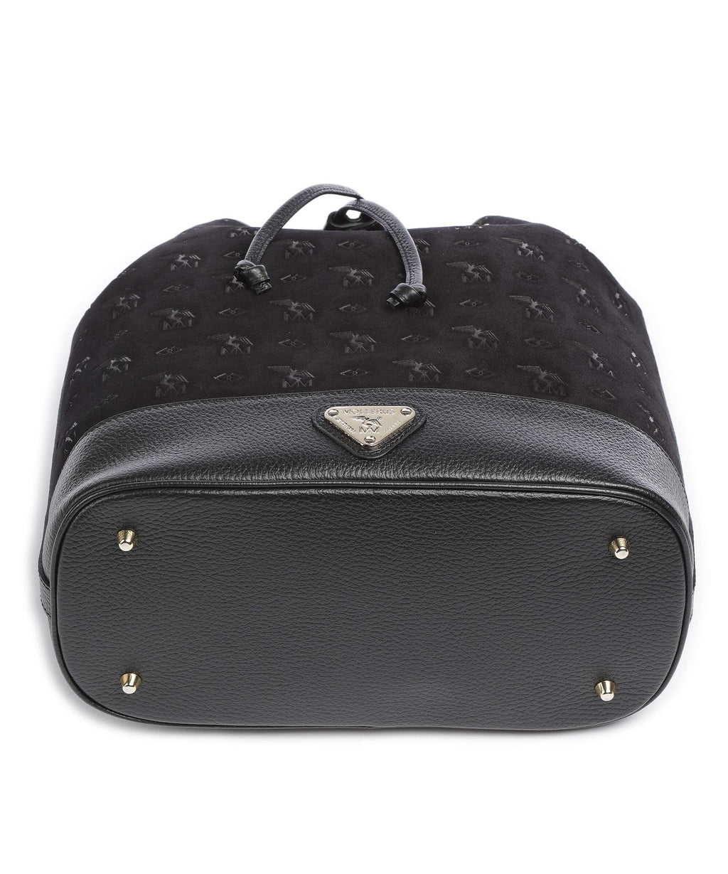 Maison Mollerus Stampato Niesen Bucket bag classic schwarz