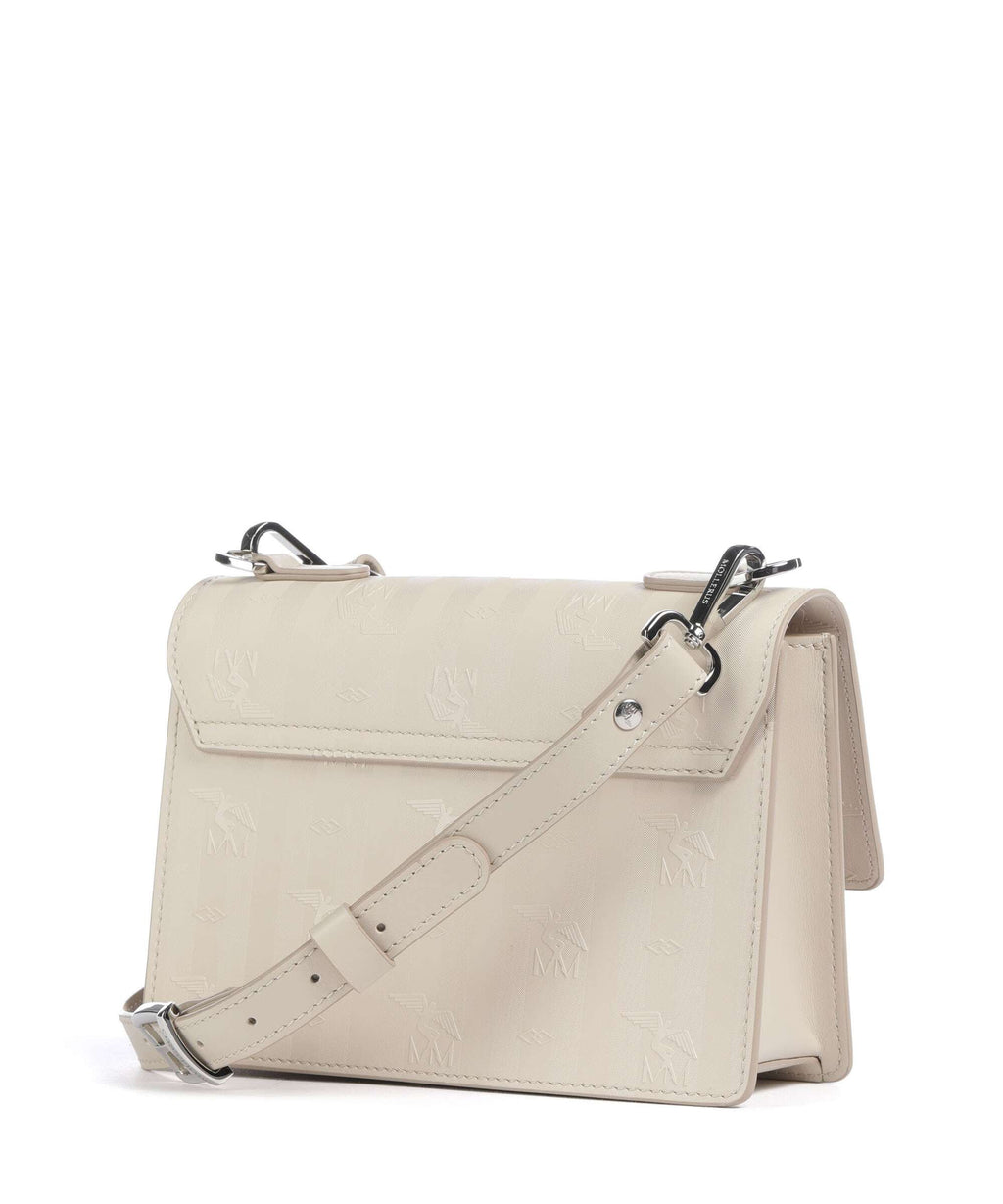 Maison Mollerus Vinerus Ursy Crossbody bag pearl weiss