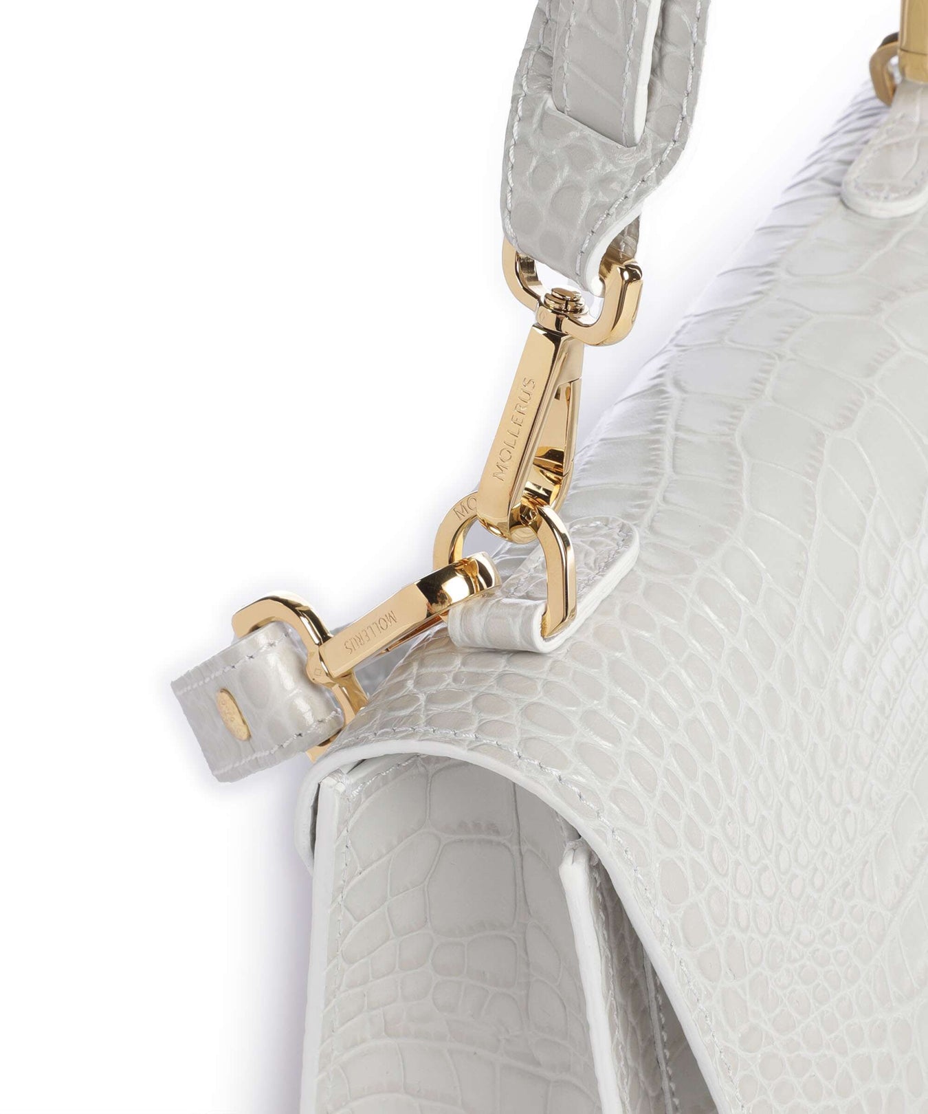 Maison Mollerus Ursy Shoulder bag snow weiss