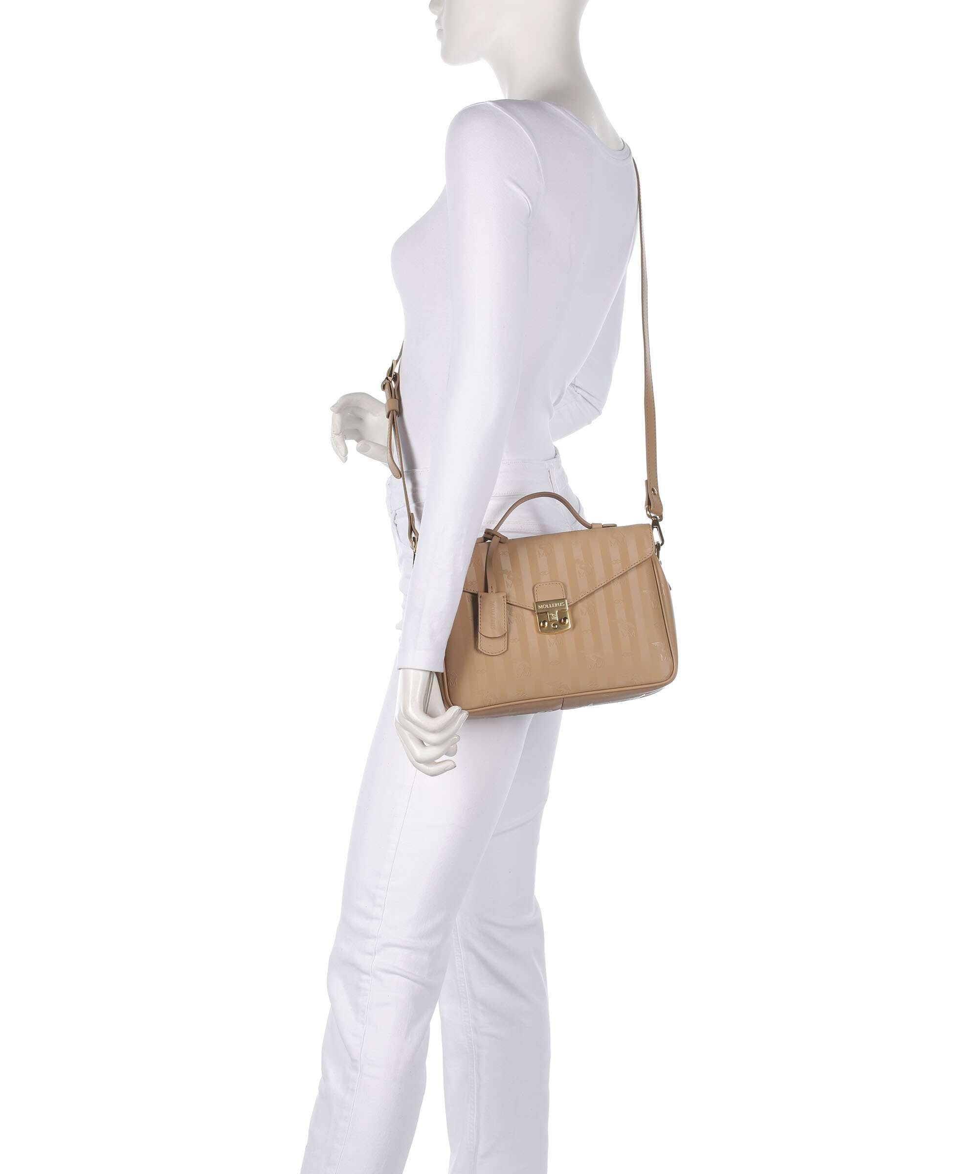 Maison Mollerus Vinerus Marly Handbag cappuccino beige