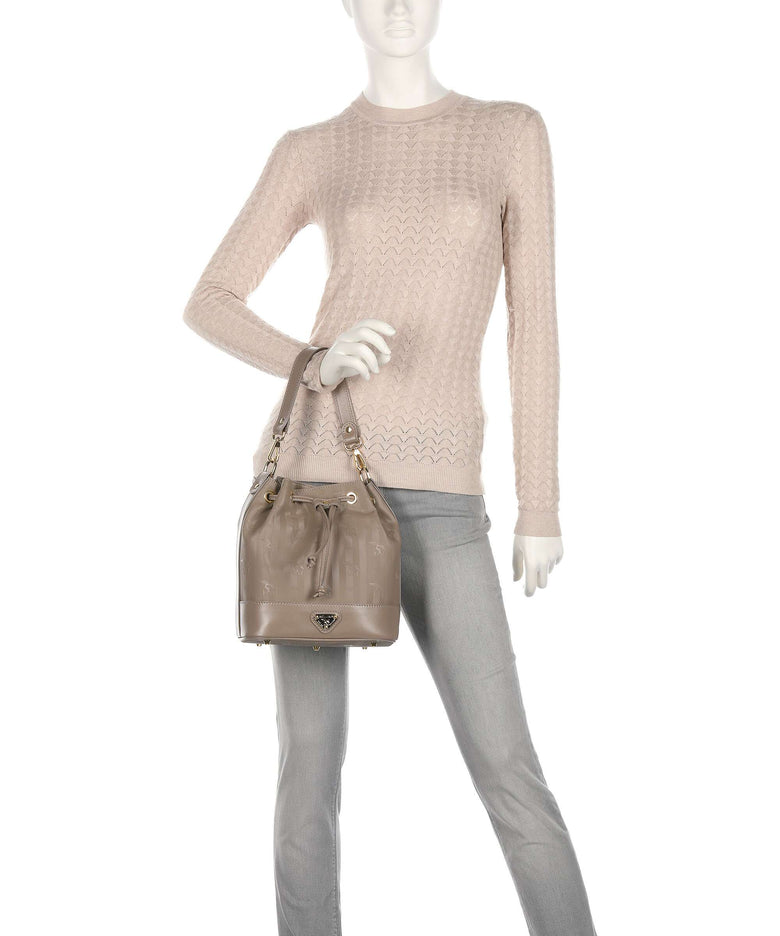 Maison Mollerus Vinerus Sion Bucket bag taupe