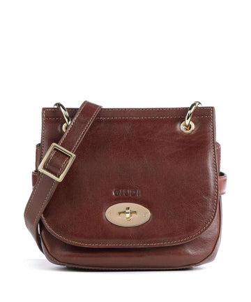 Giudi Girello Umhängetasche brown