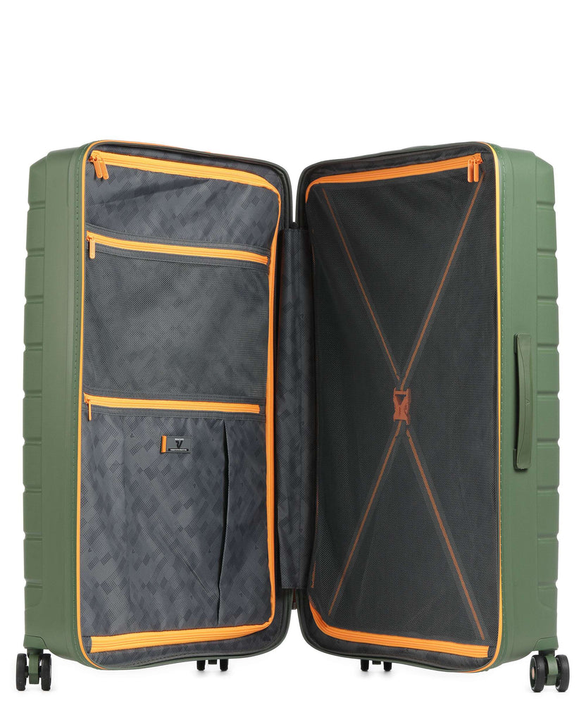 Roncato B-Flying Neon L Spinner (4 wheels) verde militare