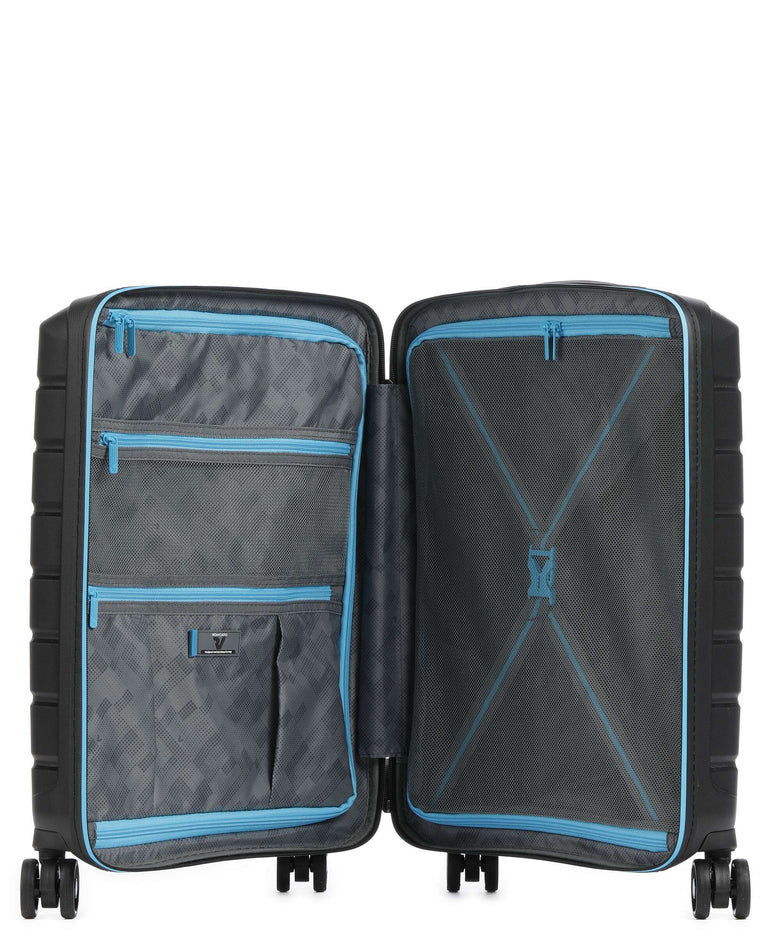 Roncato B-Flying Neon S Spinner (4 wheels) nero