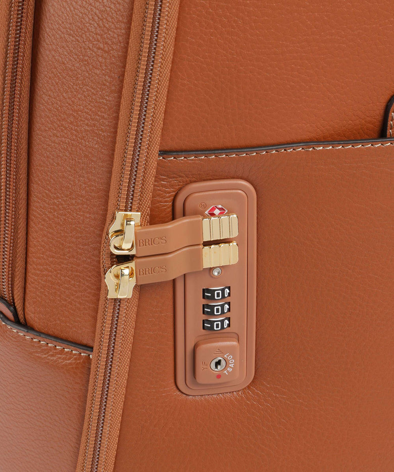 Brics Life Pelle Spinner (4 wheels) leder