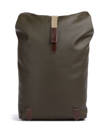 Brooks England Pickwick Large Patchwork Rolltop backpack moss