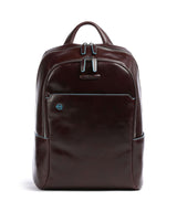 Piquadro Blue Square Laptop-Rucksack mahogany
