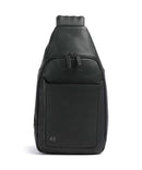 Piquadro Black Square Sac sling nero