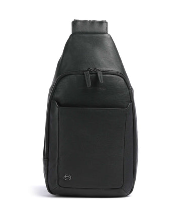 Piquadro Black Square Borsa sling nero