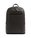 Piquadro Black Square Laptop-Rucksack dark brown