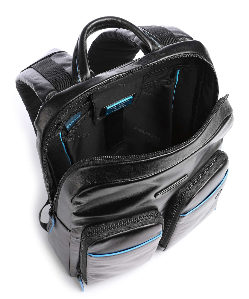 Piquadro Blue Square Revamp Laptop backpack black