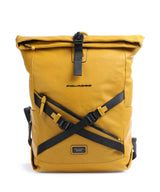Piquadro Harper RFID Rolltop Rucksack yellow