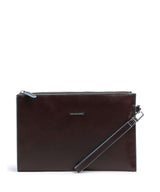 Piquadro Blue Square Handgelenktasche mahogany