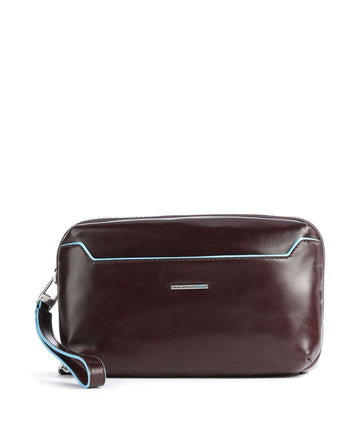 Piquadro Blue Square Handgelenktasche mahogany