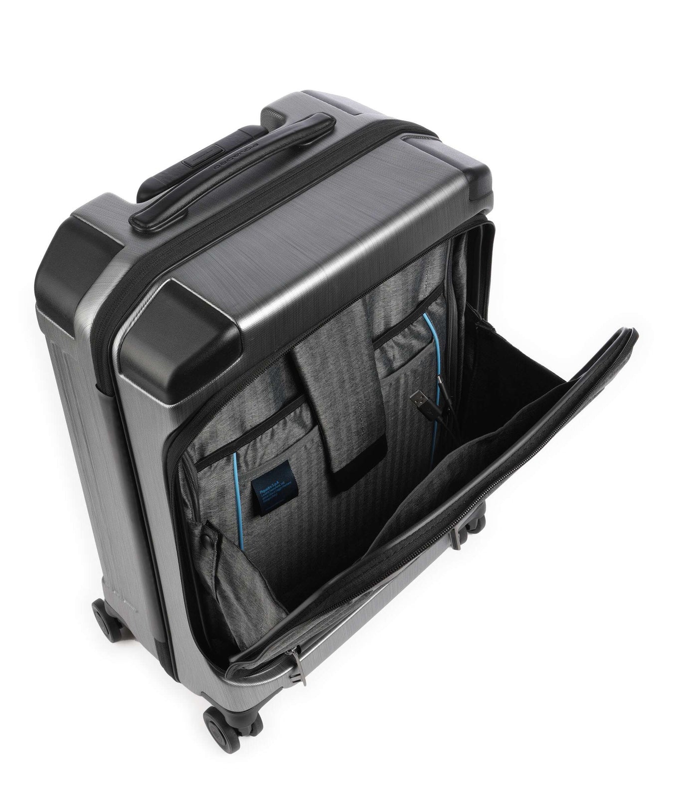 Piquadro PQ-Light Premium Spinner (4 wheels) grey/black