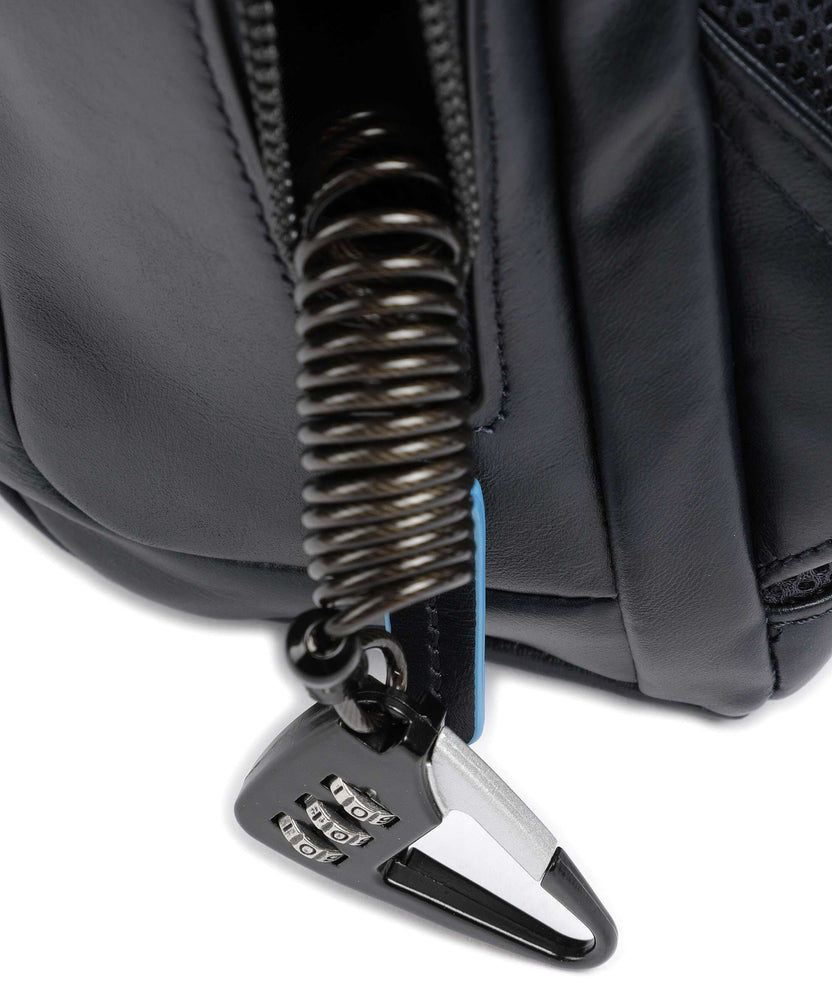 Piquadro Blue Square Revamp RFID Laptop backpack blue