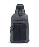 Piquadro Arne Borsa sling blu nebbia