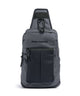 Piquadro Arne Sac sling blu nebbia