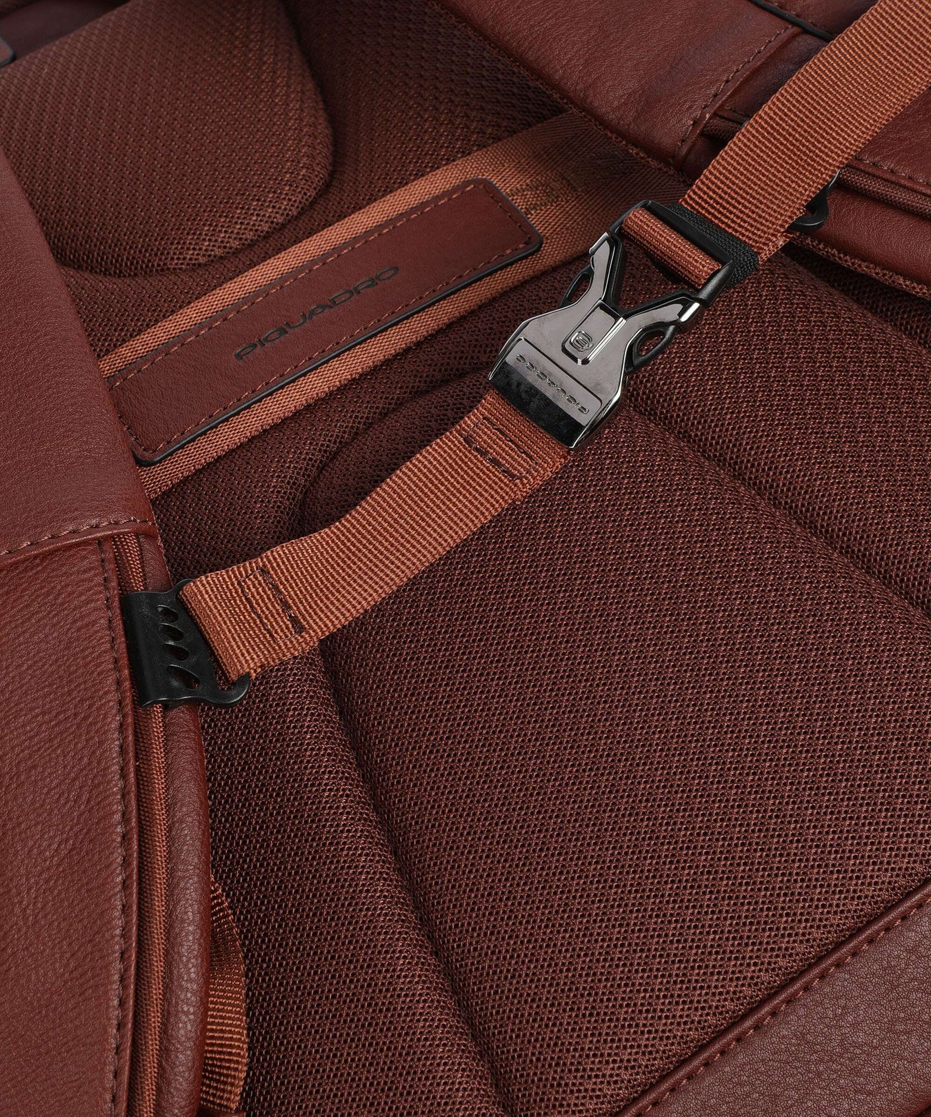 Piquadro Black Square Backpack tabacco