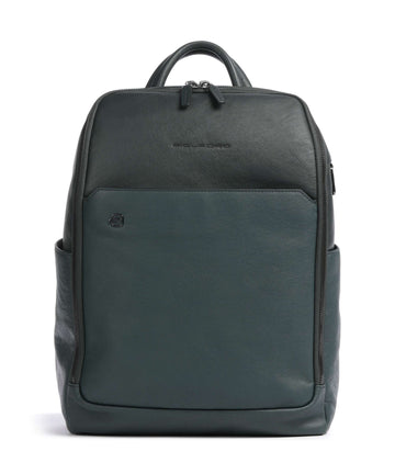 Piquadro Black Square Rucksack verde bosco/verde oliva