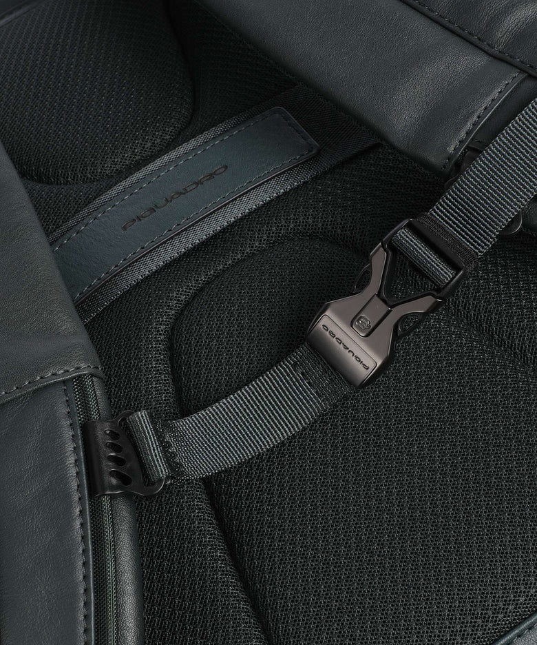 Piquadro Black Square Backpack verde bosco/verde oliva