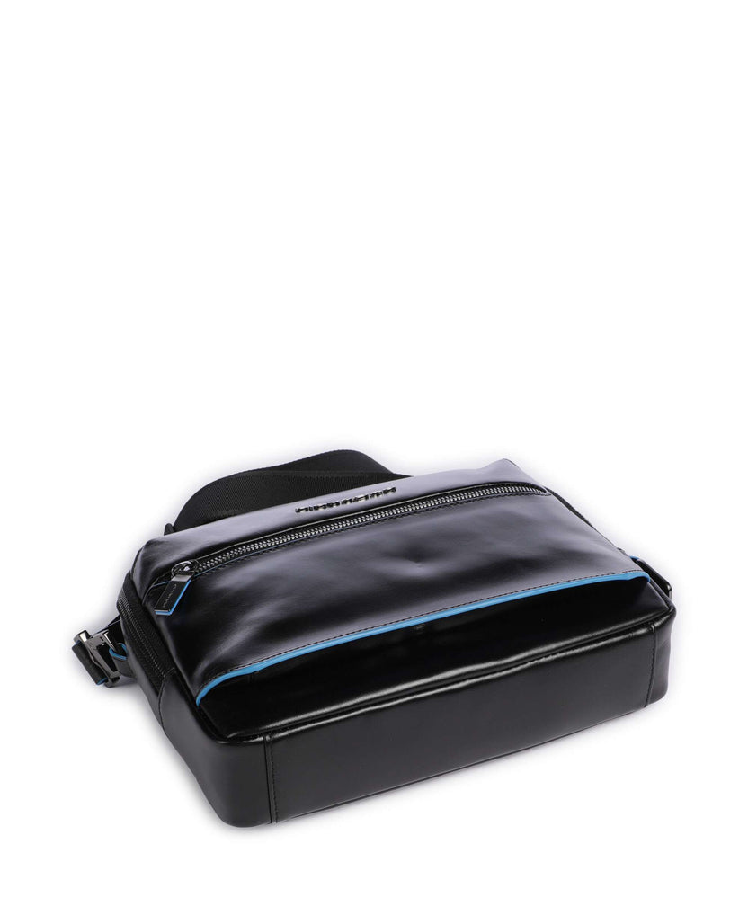 Piquadro Blue Square Crossbody bag nero