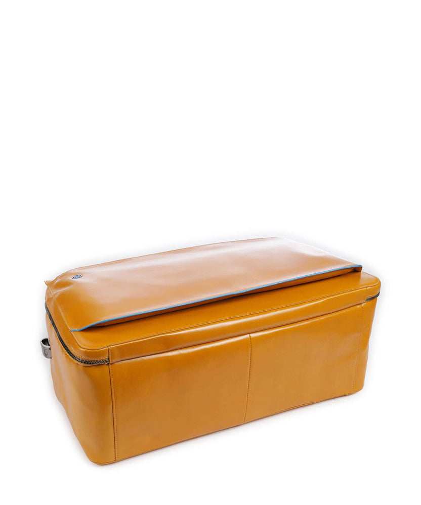 Piquadro Blue Square Weekend bag giallo zafferano