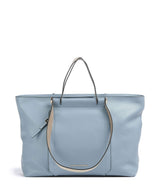 Piquadro Circle Cabas light blue/beige