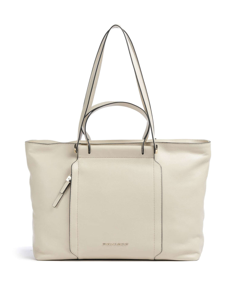 Piquadro Circle Tote bag white
