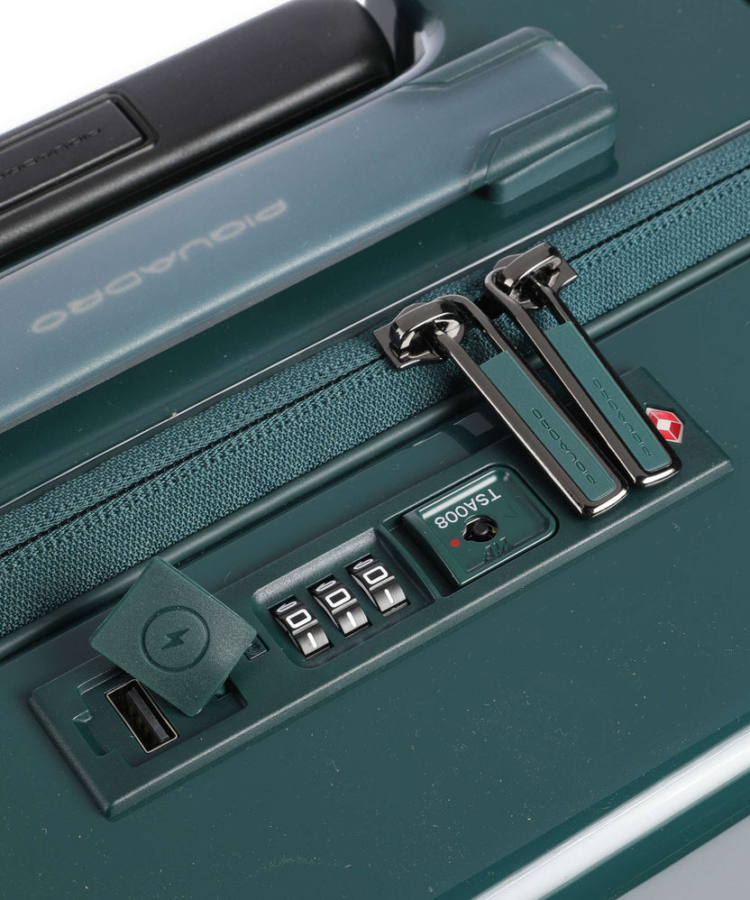 Piquadro POP Spinner (4 wheels) green