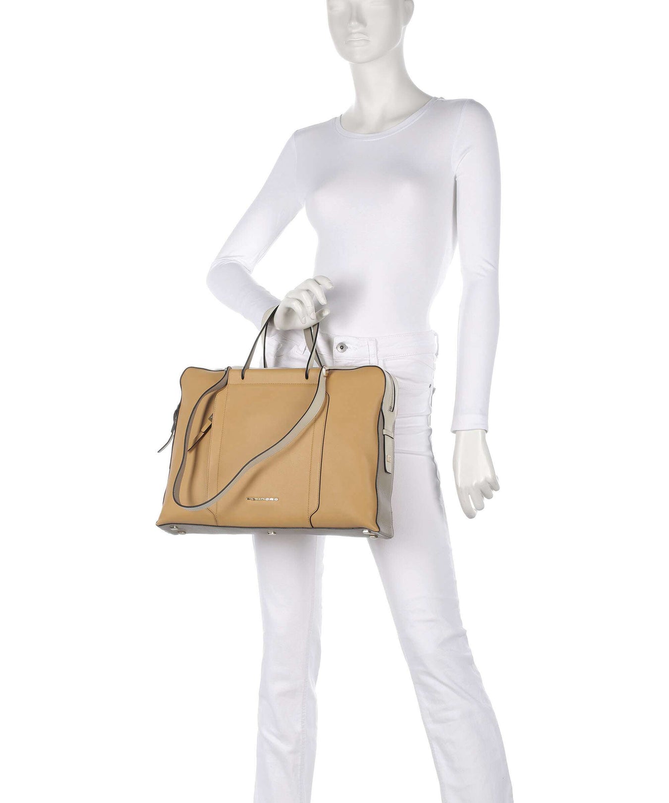 Piquadro W92 Briefcase yellow/beige