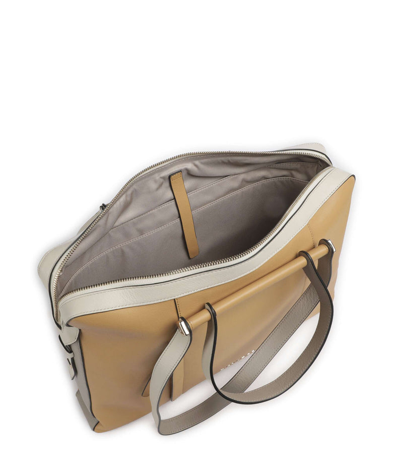 Piquadro W92 Briefcase yellow/beige