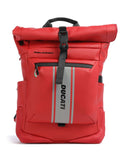 Piquadro Corner Special Ducati Rolltop Rucksack red