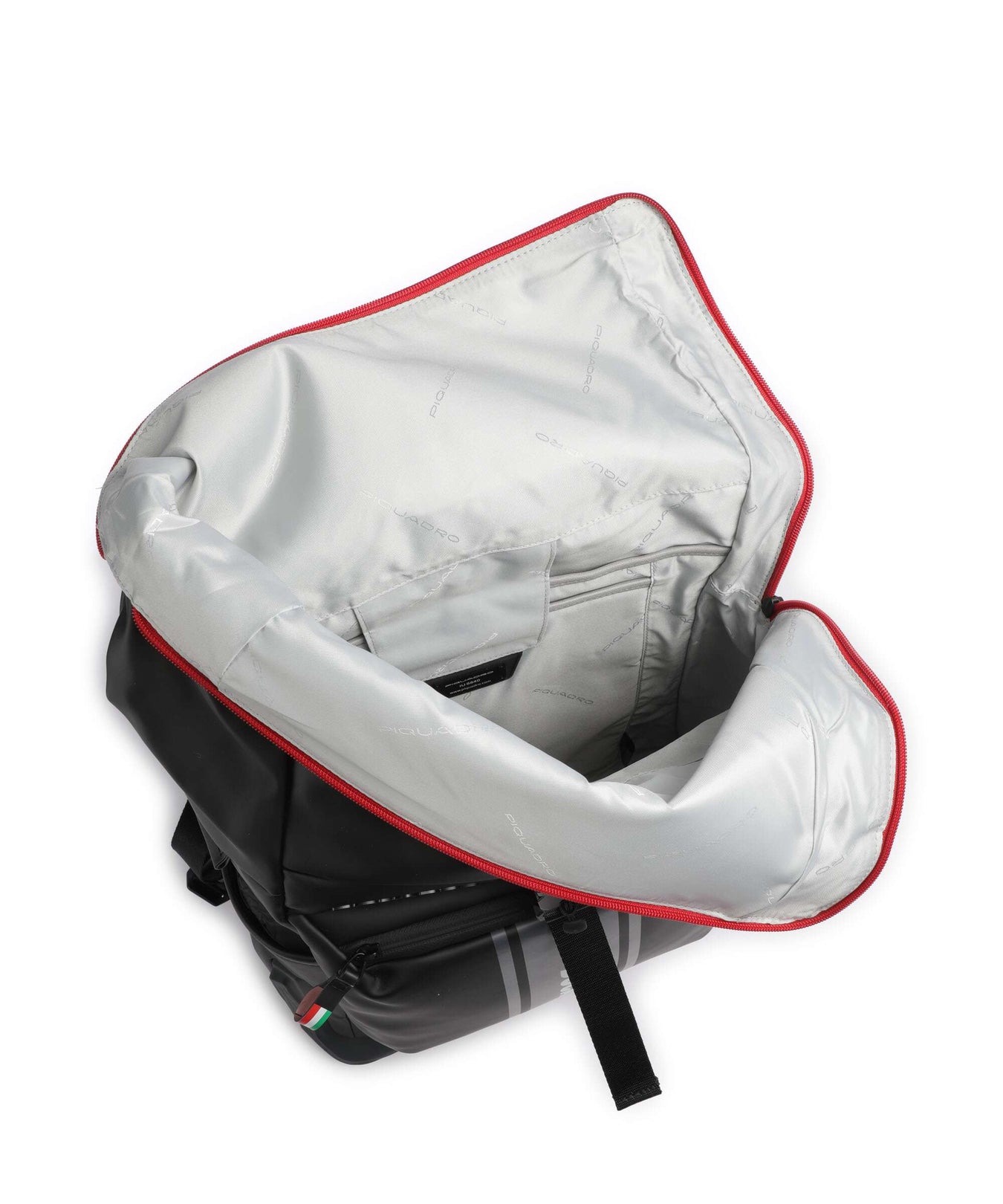 Piquadro Corner Special Ducati Rolltop backpack black