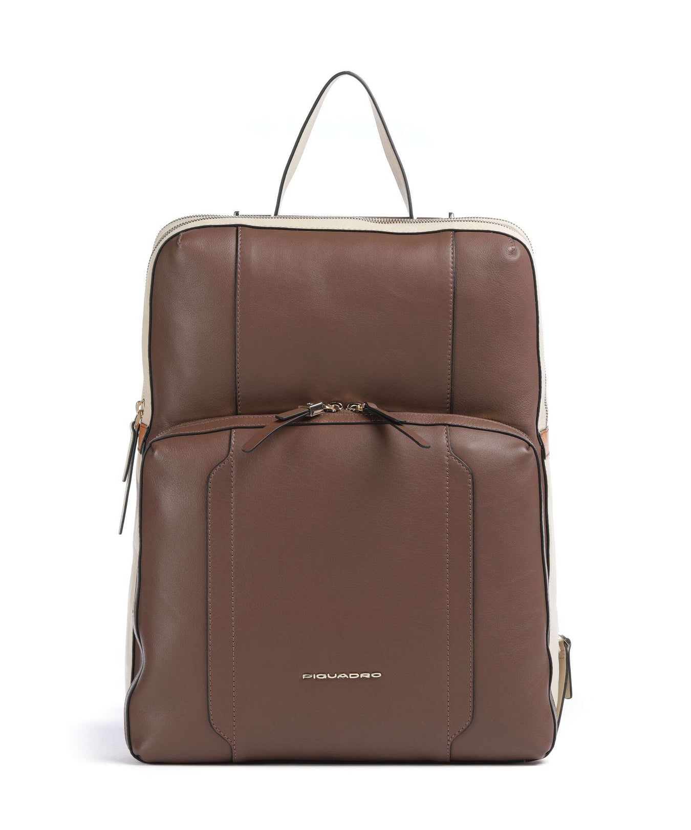 Piquadro Circle Laptop backpack marrone/beige
