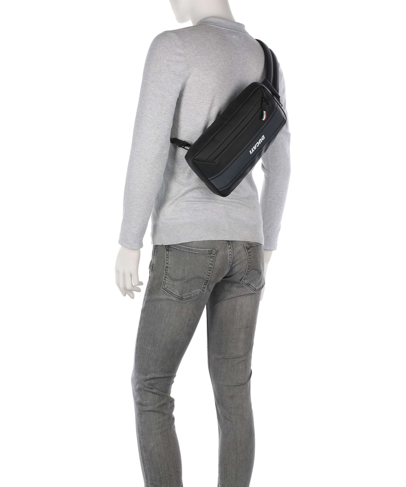 Piquadro Ducati C2OWD Sling bag nero