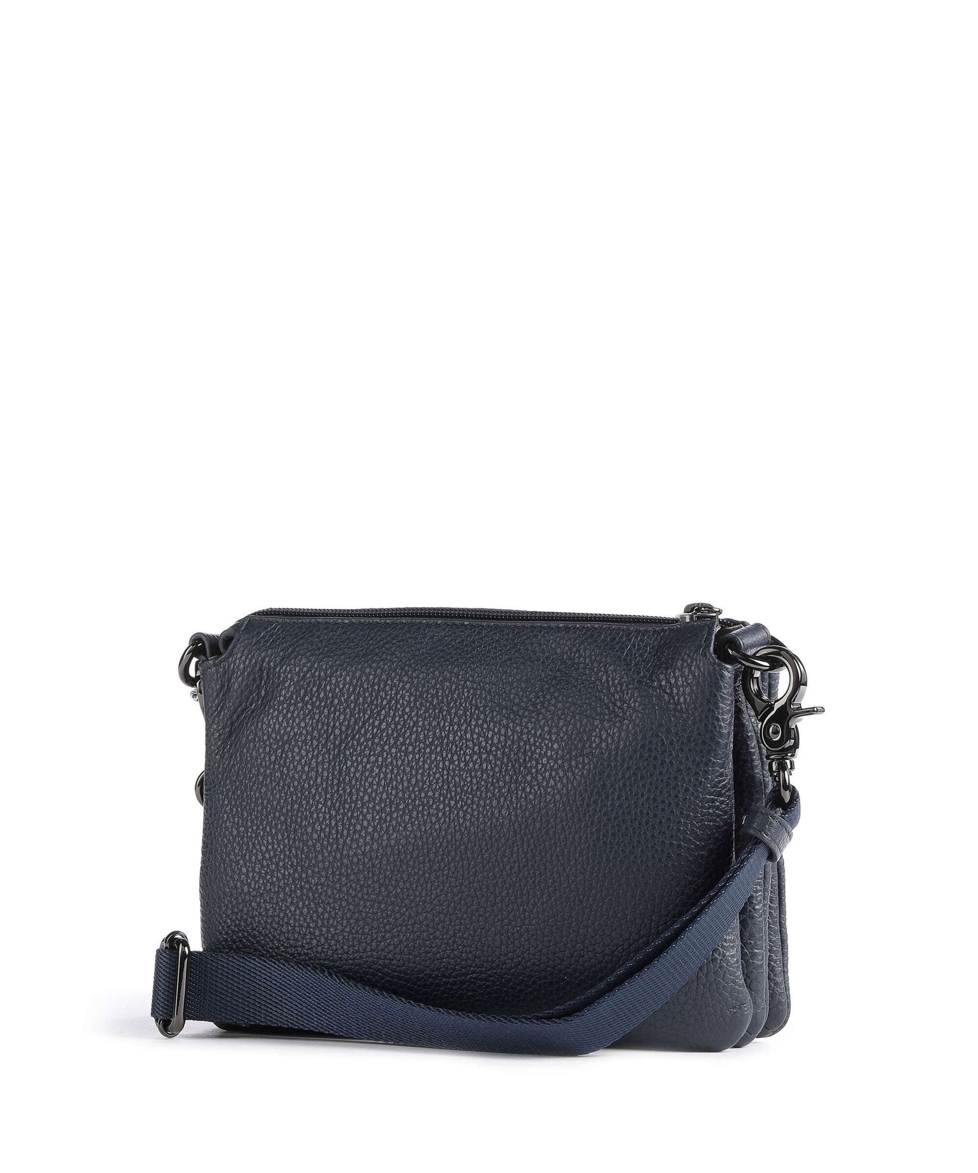 Mandarina Duck Mellow Leather Crossbody bag dress blue