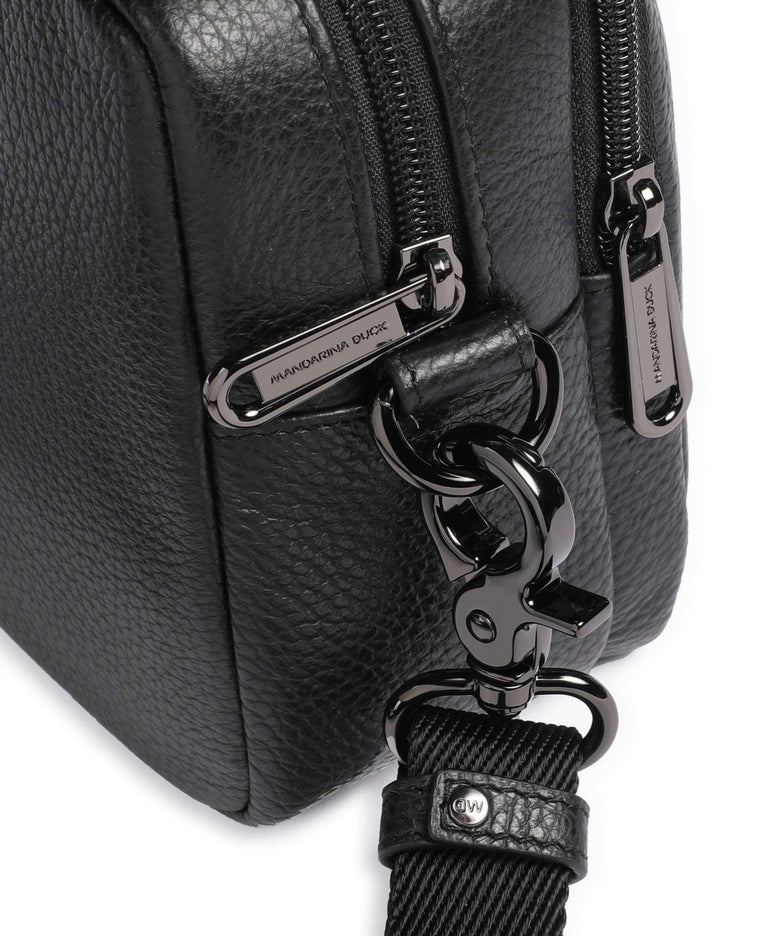 Mandarina Duck Mellow Leather Crossbody bag nero