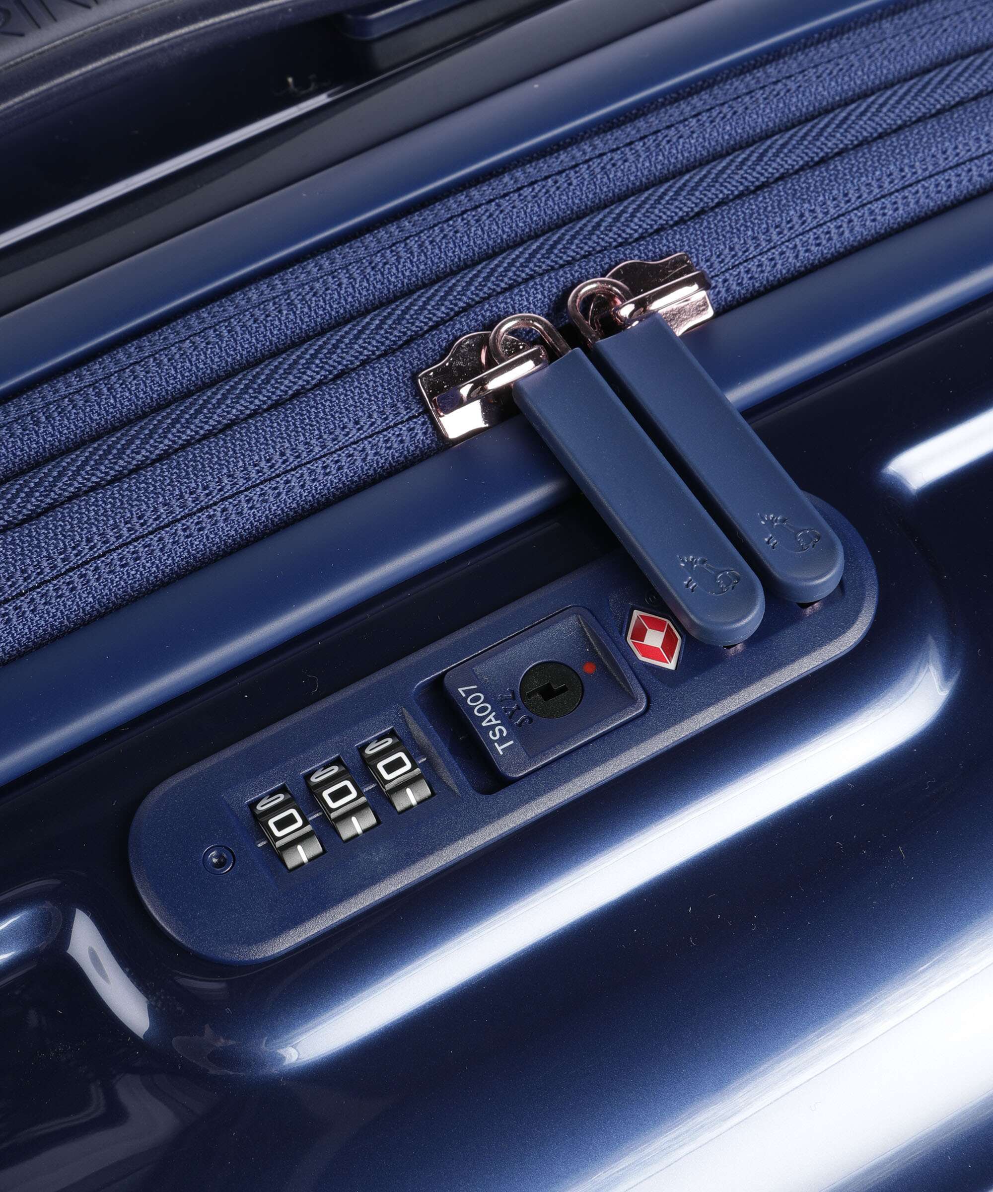 Mandarina Duck Logoduck+ Metal Spinner (4 wheels) blue indigo