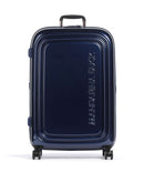 Mandarina Duck Logoduck+ Metal 4-Rollen Trolley blue indigo